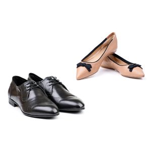 Sepatu kerja pria wanita produksi maklon sepatu custom Indonesia