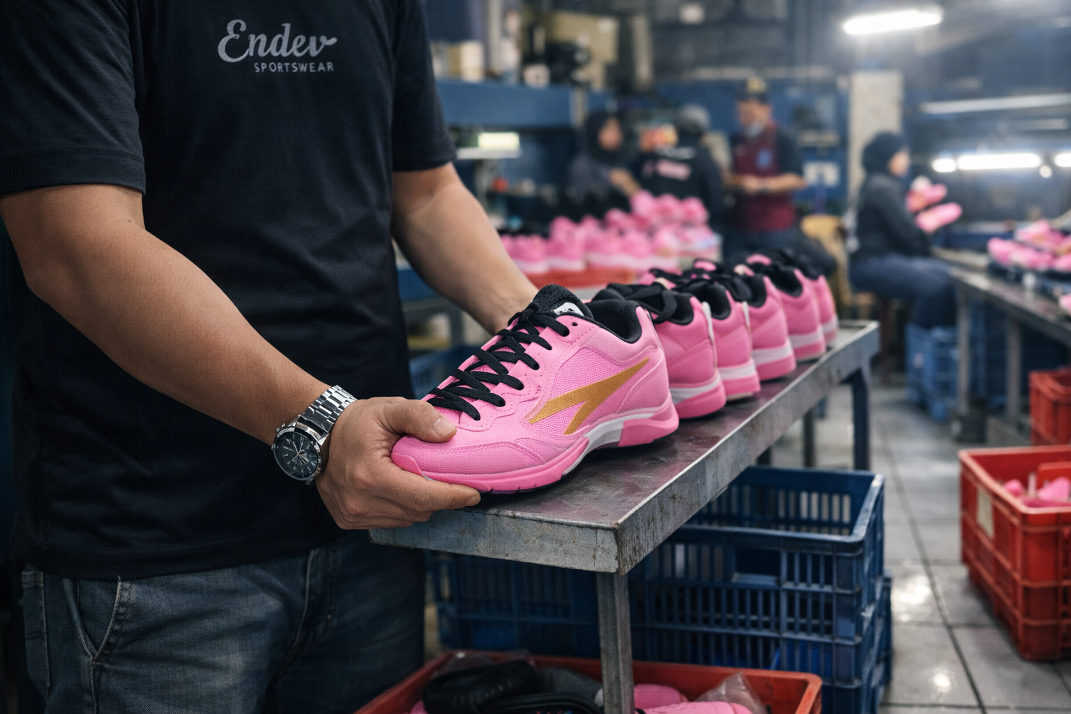 maklon sepatu finishing goods